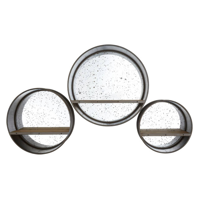 premier housewares Set Of Three Trinity Wall Mirrors