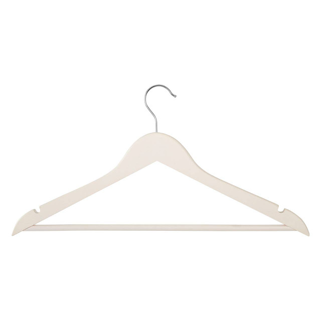 Premier Housewares Set Of Twenty Matte White Clothes Hangers