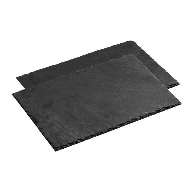 premier housewares Set Of Two Slate Rectangular Placemats