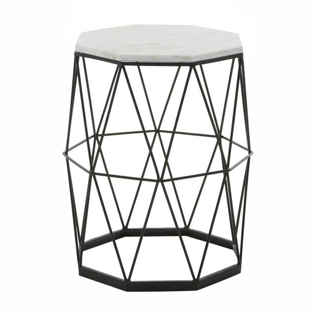 Premier Housewares Shalimar Side Table With Octagonal Top