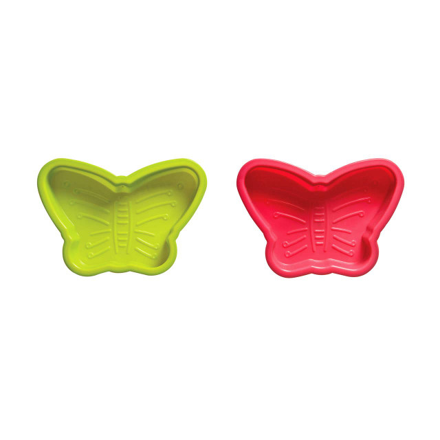 Premier Housewares Silicone Baking Set Of Two Butterflies Cake Moulds