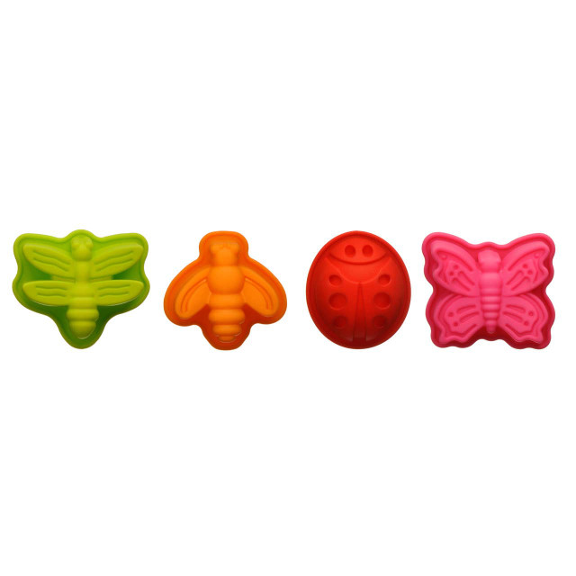 premier housewares Silicone Set Of Four Mini Cake Moulds