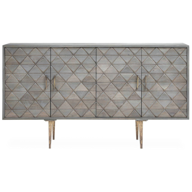 premier housewares Siro 4 Door Mango Wood Sideboard