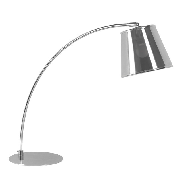 premier housewares Sison Chrome Table Lamp with PVC Shade