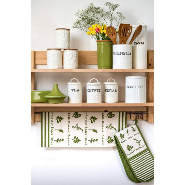 Premier Housewares Sketch Tea Coffee And Sugar Canister Set