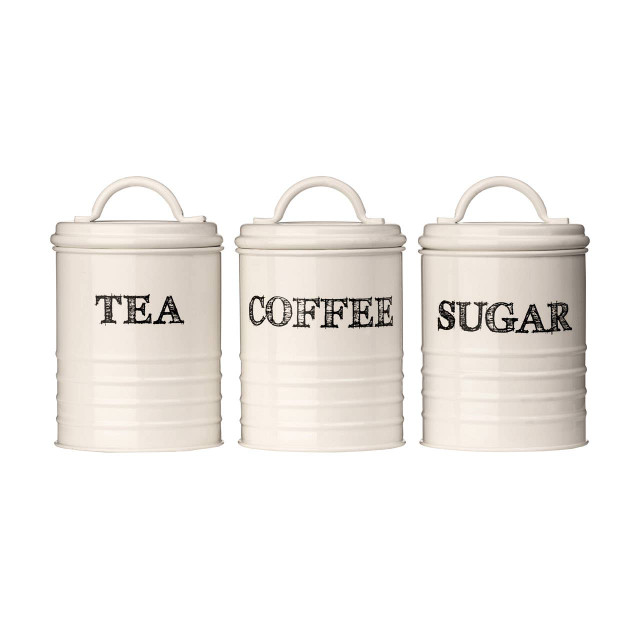 premier housewares Sketch Tea Coffee And Sugar Canister Set