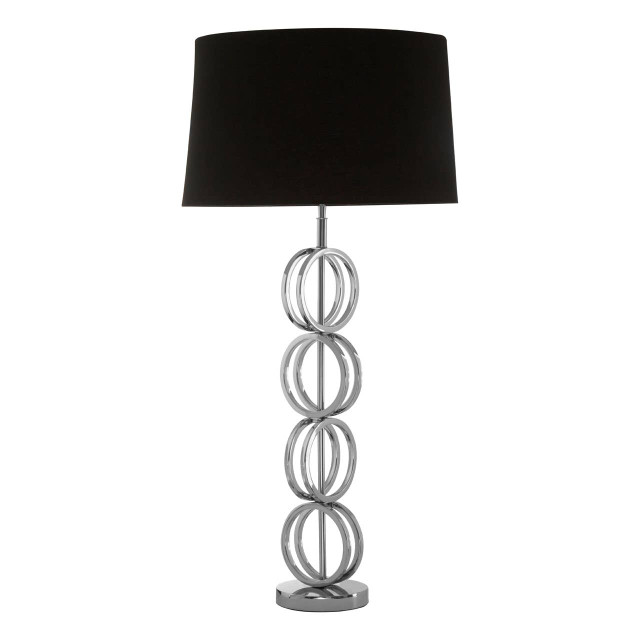 Premier Housewares Skye Table Lamp With Multi Ring Base