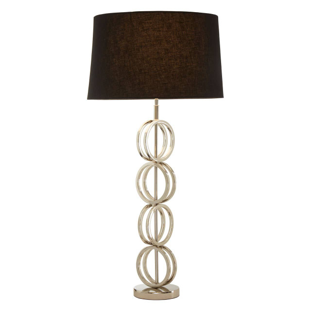 Premier Housewares Skye Table Lamp With Multi Ring Base