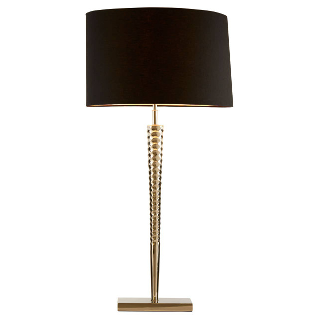 Premier Housewares Skye Table Lamp With Screw Shaped Base
