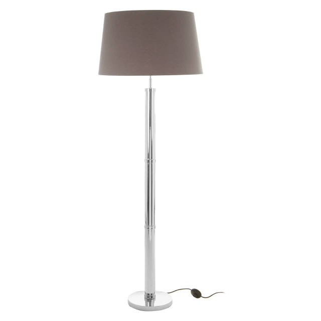Premier Housewares Skye Tall Floor Lamp With Tubular Base