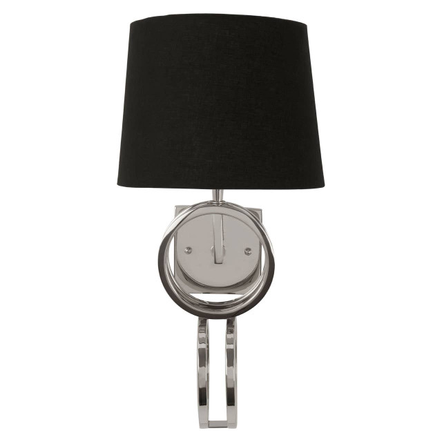 Premier Housewares Skye Wall Lamp With Asymmetric Ring Base