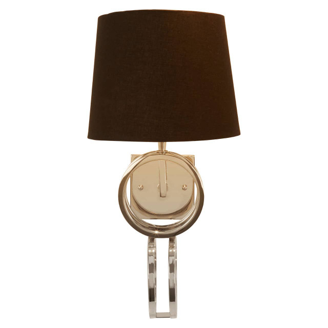 Premier Housewares Skye Wall Lamp With Asymmetric Ring Base