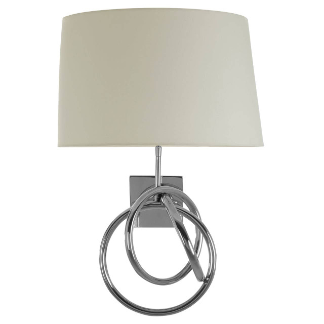 premier housewares Skye Wall Lamp with Interlinked Circles Base