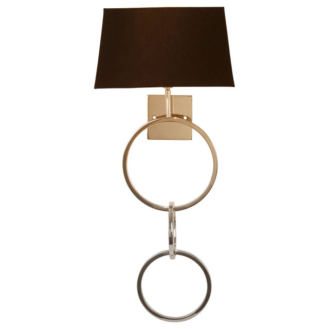 Premier Housewares Skye Wall Light With Dual Ring Base