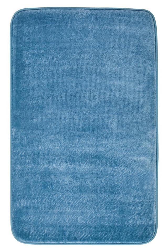 Premier Housewares Soak Denim Blue Bath And Pedestal Mat Set