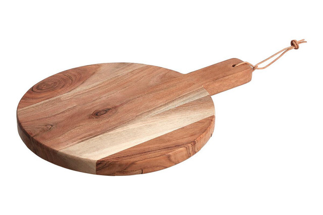 Premier Housewares Socorro Acacia Wood Extra Small Round Chopping And Serving Board