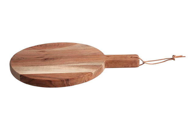 Premier Housewares Socorro Acacia Wood Extra Small Round Chopping And Serving Board