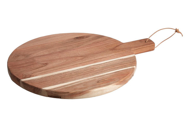 premier housewares Socorro Medium Round Acacia Wood Chopping And Serving Board