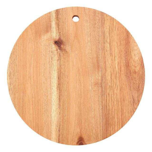 Premier Housewares Socorro Round Acacia Chopping And Serving Board With Blue Edge