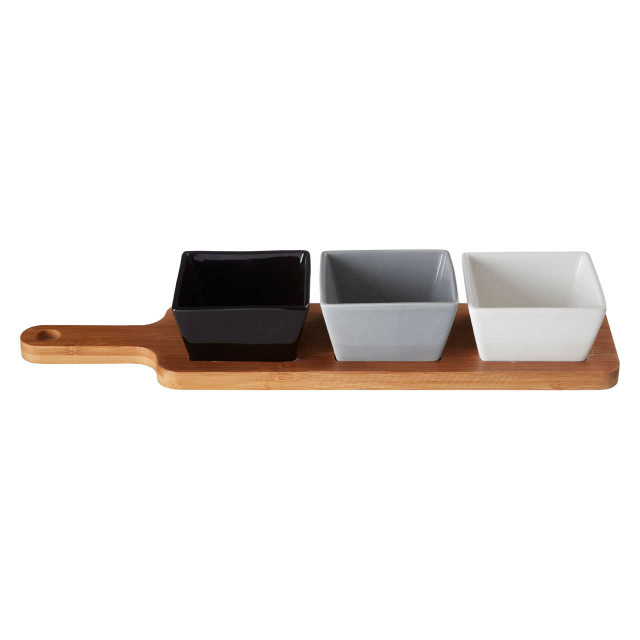 Premier Housewares Soiree Serving Board With Square Dishes