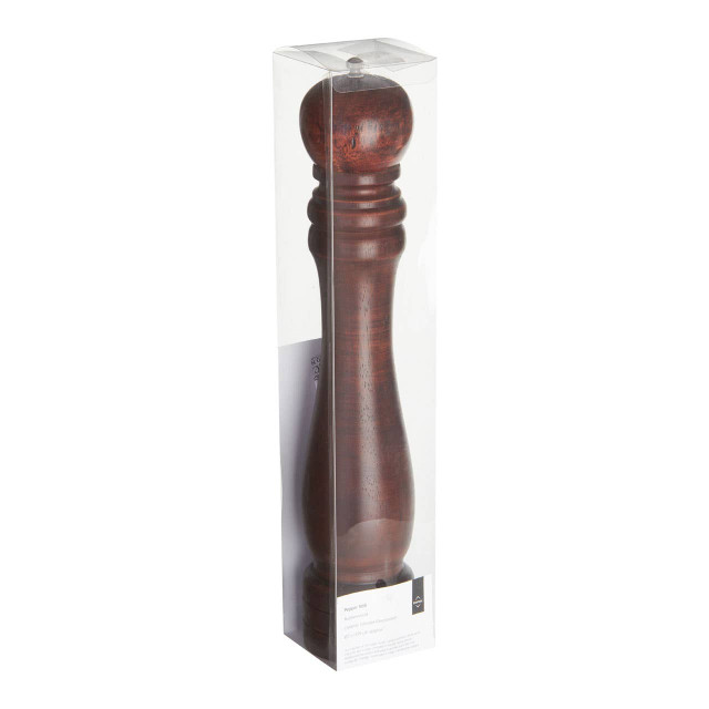 Premier Housewares Soka Dark Rubberwood Pepper Mill