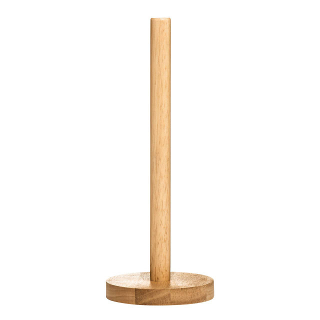Premier Housewares Soka Rubberwood Kitchen Roll Holder