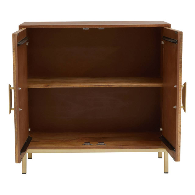 Premier Housewares Sona Two Door Mango Wood Sideboard