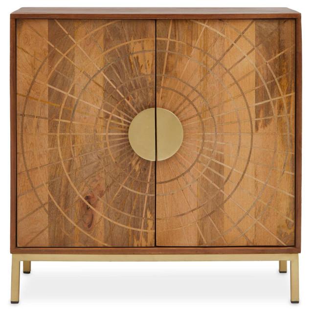 premier housewares Sona Two Door Mango Wood Sideboard