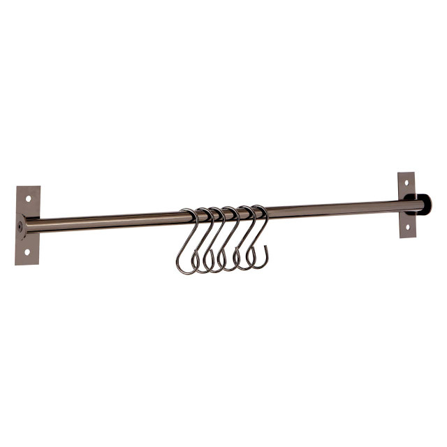 Premier Housewares Sorello Gunmetal Black Hanging Rail