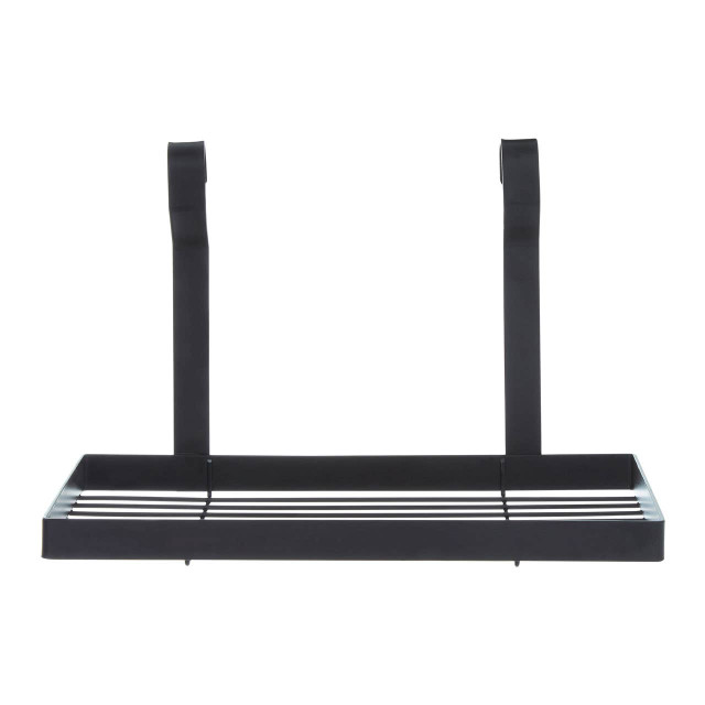 Premier Housewares Sorello Matt Black Single Shelf Storage Rack