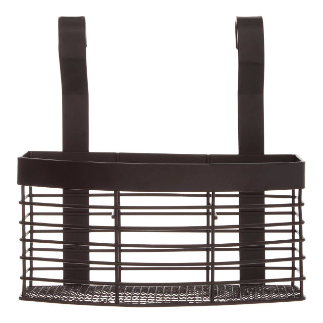 Premier Housewares Sorello Matte Black Hanging Storage Basket
