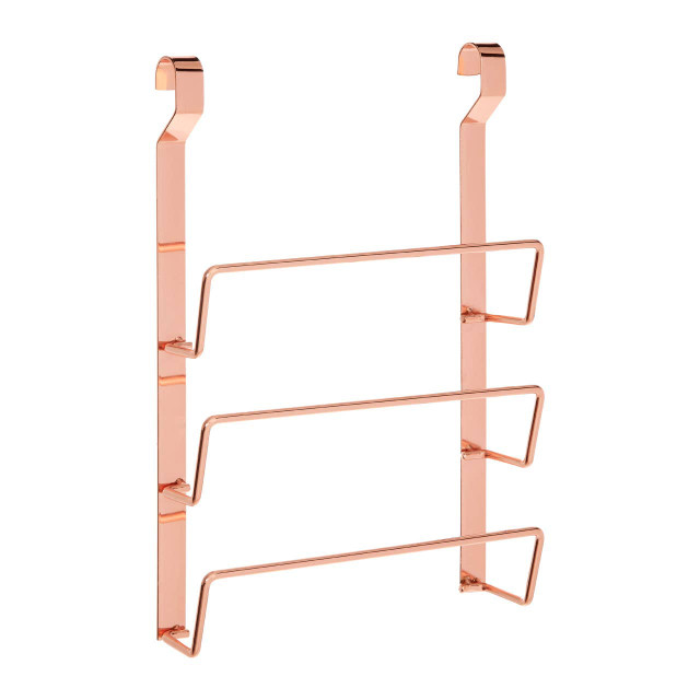 Premier Housewares Sorello Rose Gold Hanging Pan Lid Rack