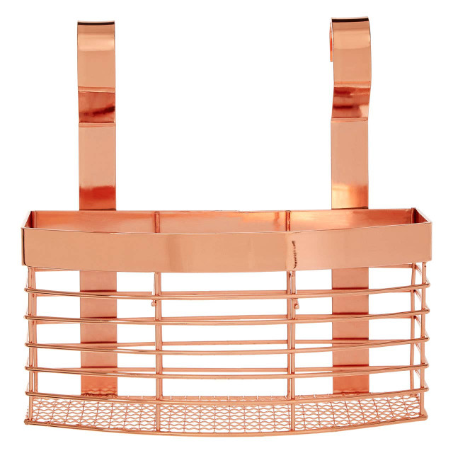 Premier Housewares Sorello Rose Gold Hanging Storage Basket