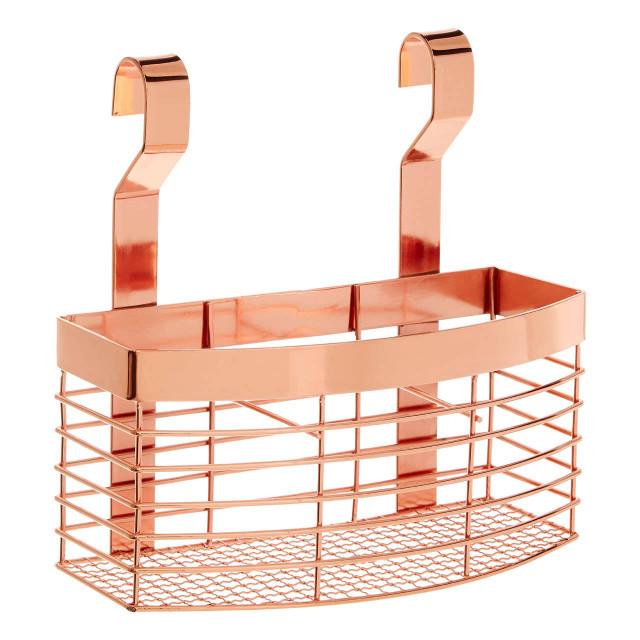 premier housewares Sorello Rose Gold Hanging Storage Basket