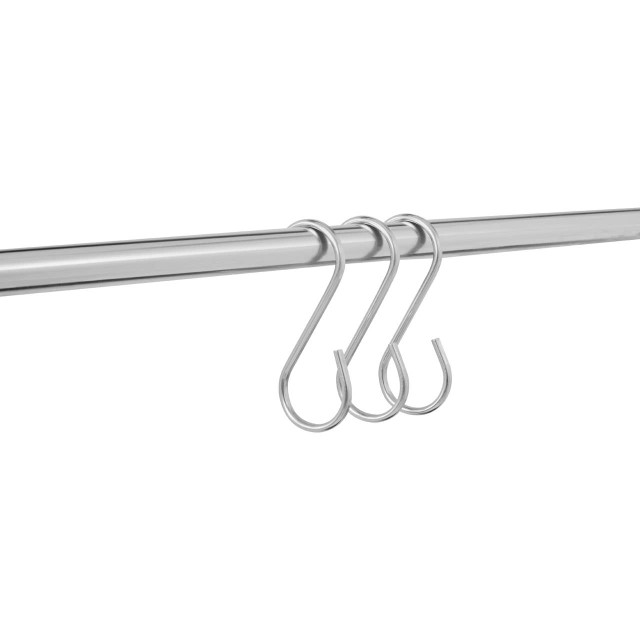 Premier Housewares Sorello Set Of 10 Brushed Steel Hooks