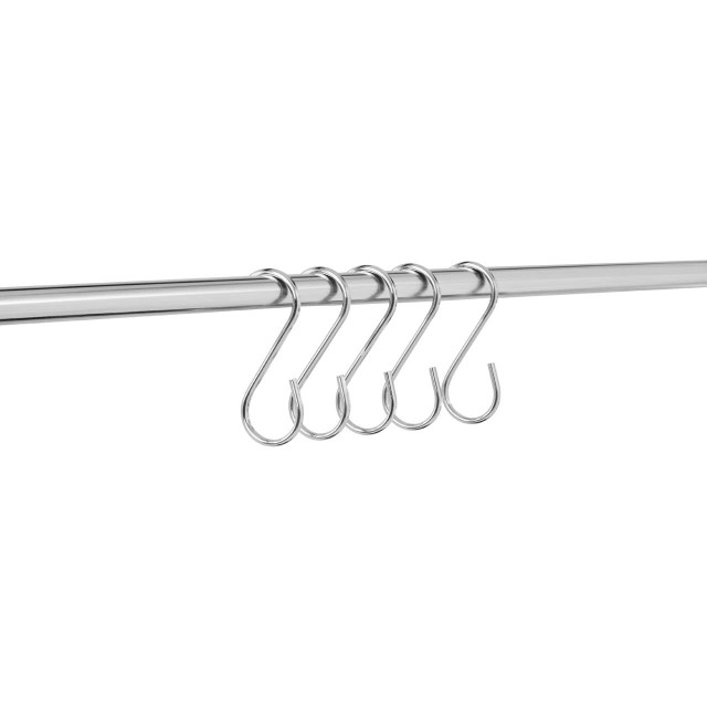 Premier Housewares Sorello Set Of 10 Chrome Hanging Hooks