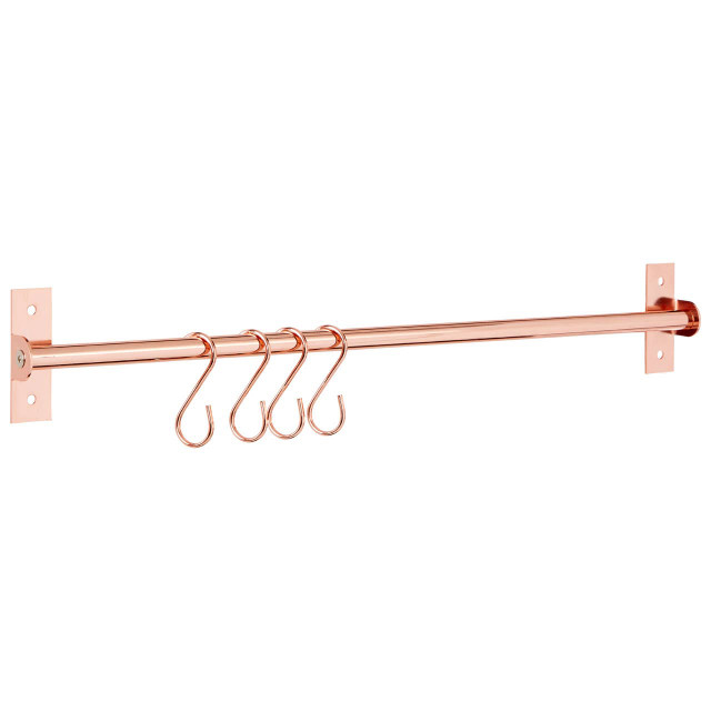 Premier Housewares Sorello Set Of 10 Rose Gold Hanging Hooks