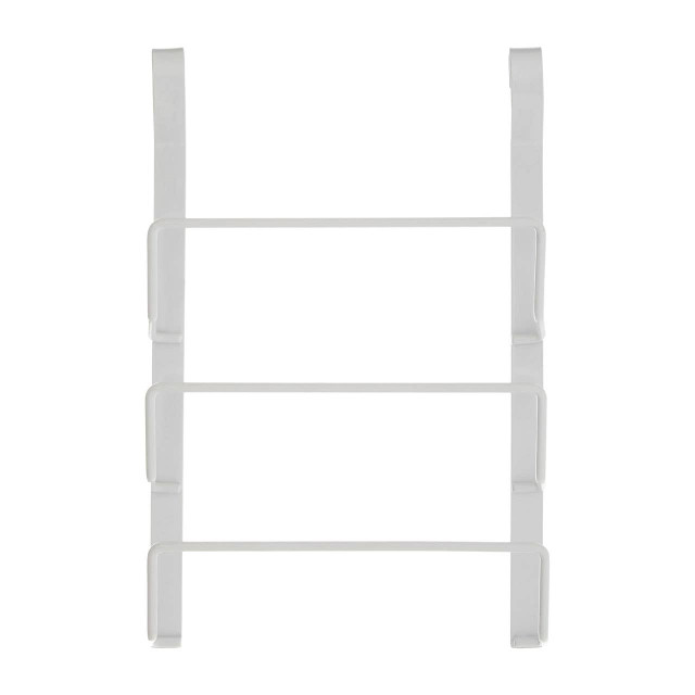 Premier Housewares Sorello White Iron Hanging Pan Lid Rack