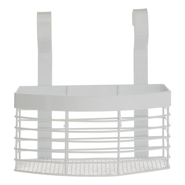 Premier Housewares Sorello White Iron Hanging Storage Basket