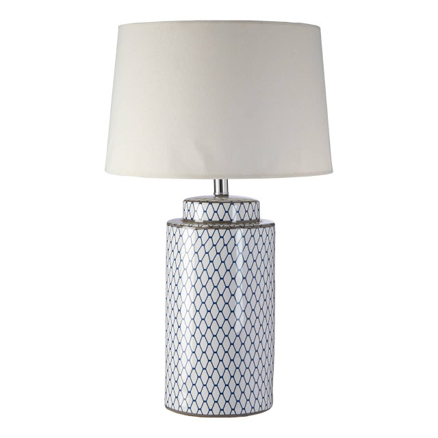 premier housewares Sorino Ceramic Table Lamp With Cream Shade