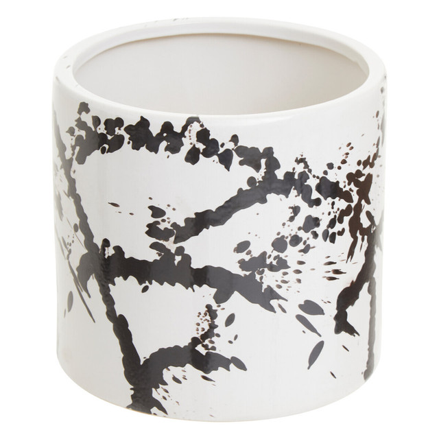 premier housewares Sorrell Black and White Large Planter