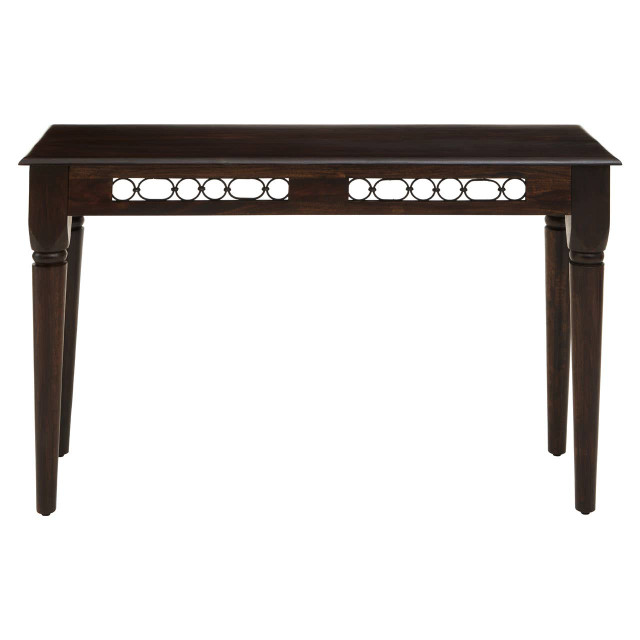 premier housewares Srina Dark Sheesham Wood Console Table