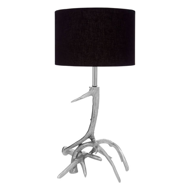 premier housewares Stag Table Lamp with Antler Base