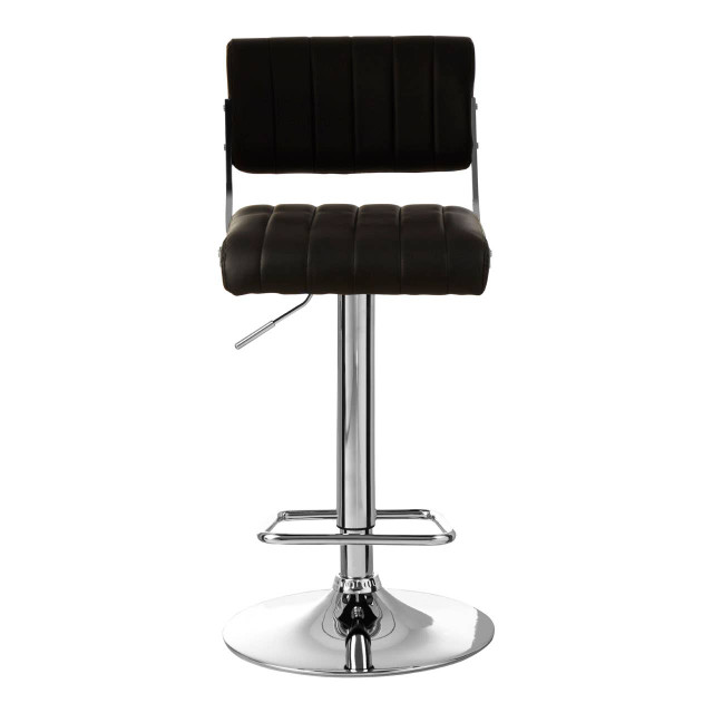 premier housewares Stockholm Black Channel Design Seat Bar Stool