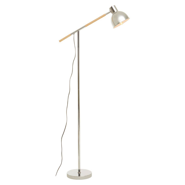 Premier Housewares Stockholm Chrome Adjustable Floor Lamp