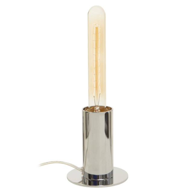 Premier Housewares Stockholm Chrome Finish Table Lamp