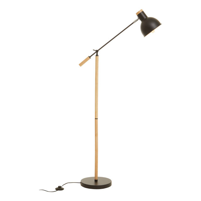 premier housewares Stockholm Matte Black Floor Lamp