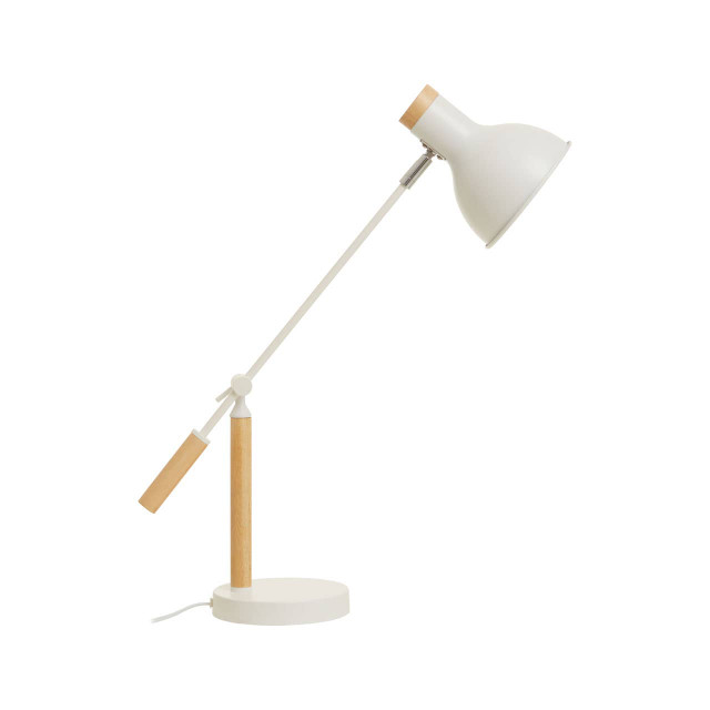 Premier Housewares Stockholm Matte White Table Lamp
