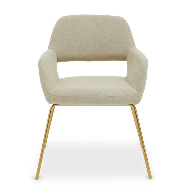 premier housewares Stockholm Natural Fabric Dining Chair