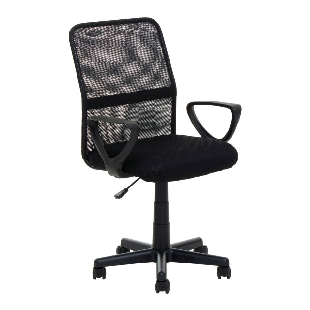 Premier Housewares Stratford Black Home Office Chair